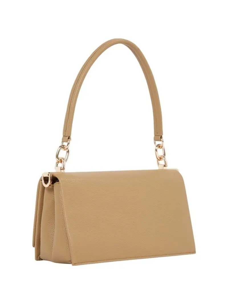 Tommy Hilfiger borsa beige donna in ecopelle con tracolla logo sul davanti miniatura 3
