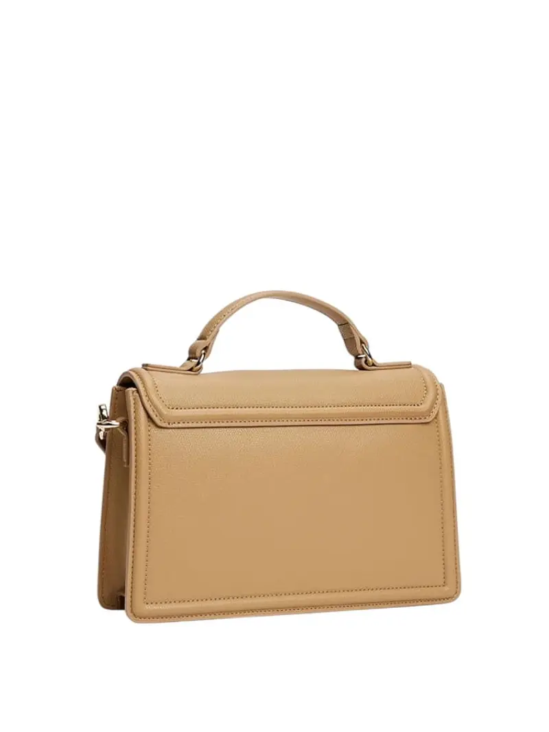 Tommy Hilfiger borsa beige donna in ecopelle con tracolla mini logo in metallo miniatura 2