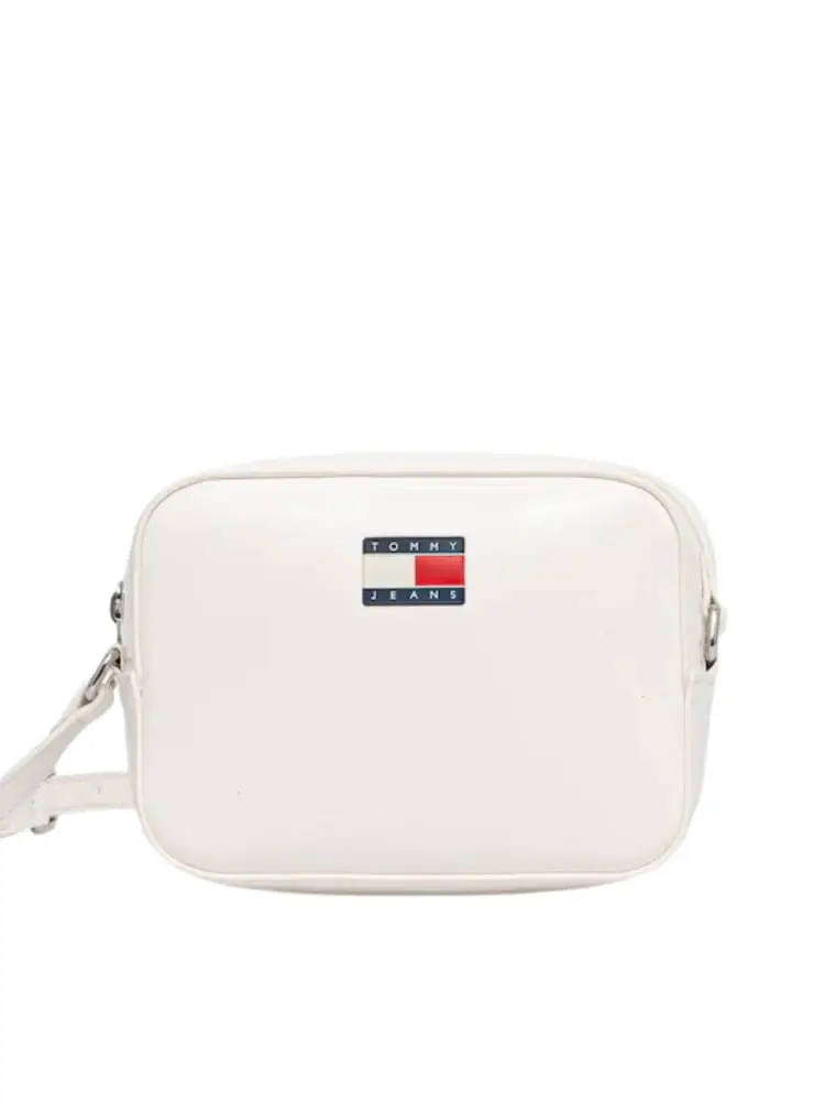 borsa bianca donna mini logo