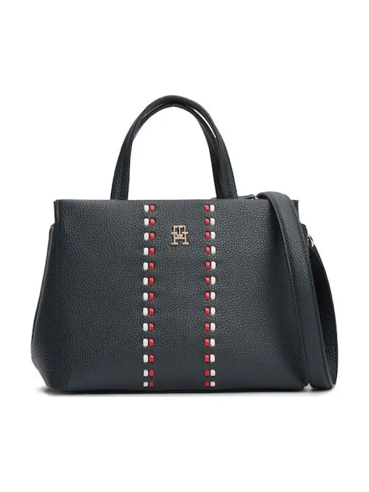 borsa blu navy donna logo sul davanti