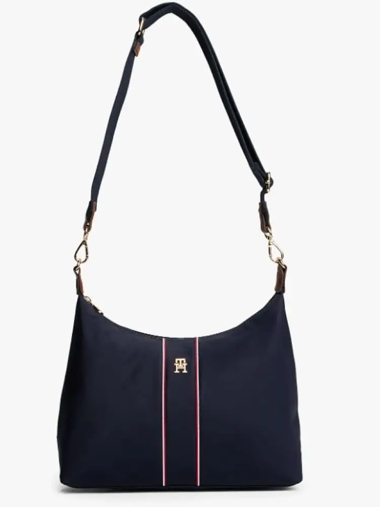 borsa con nastro iconico blu