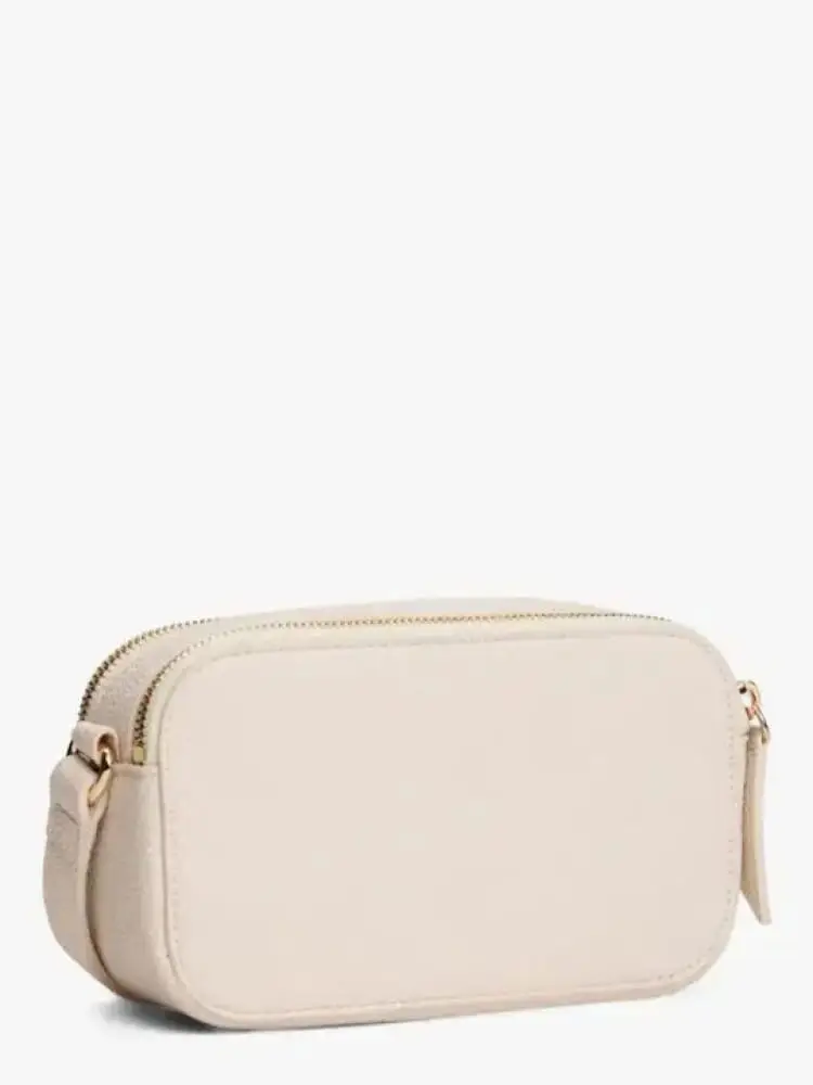 borsa crema donna mini logo sul davanti miniatura 2