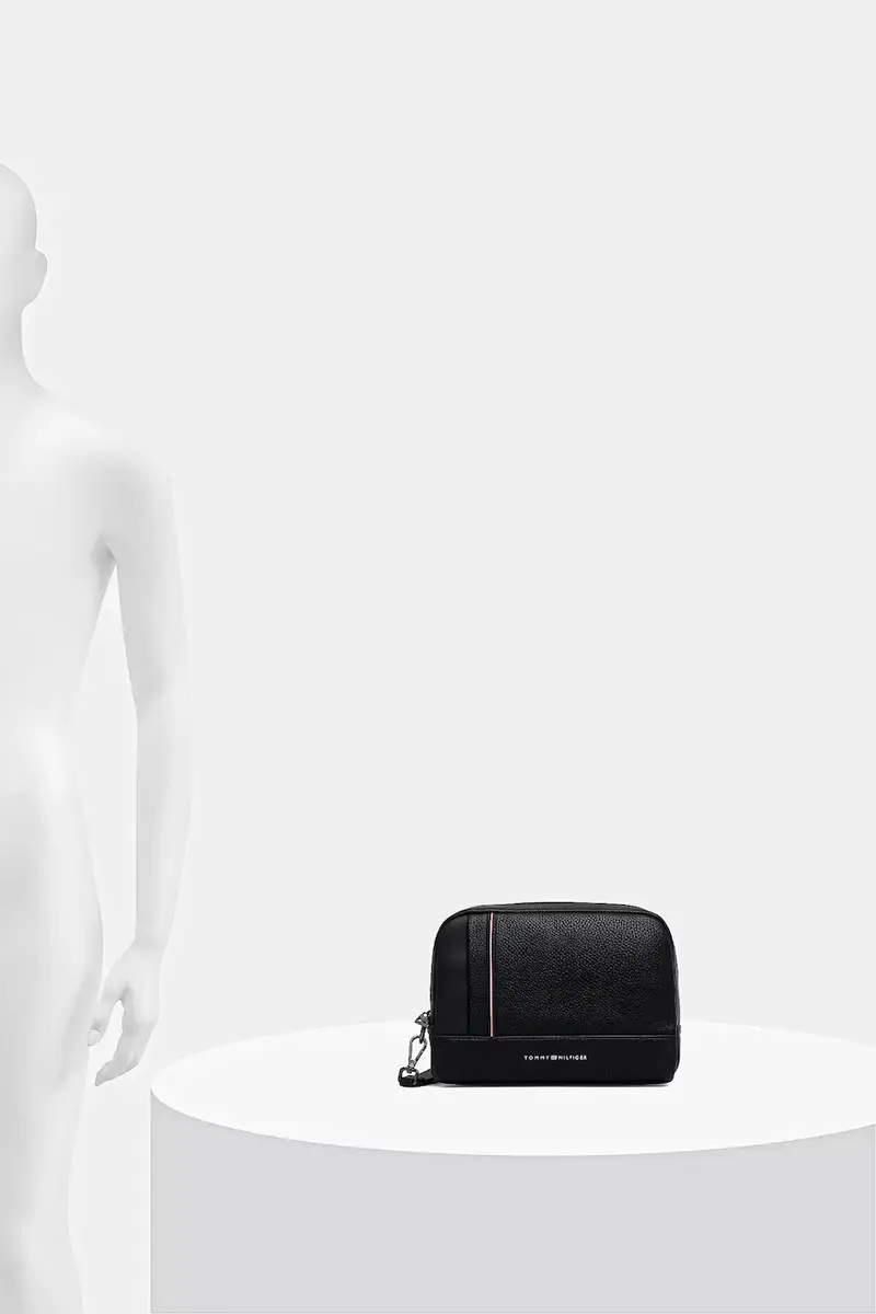 borsa da toilette colore nero AM0AM13790 miniatura 5