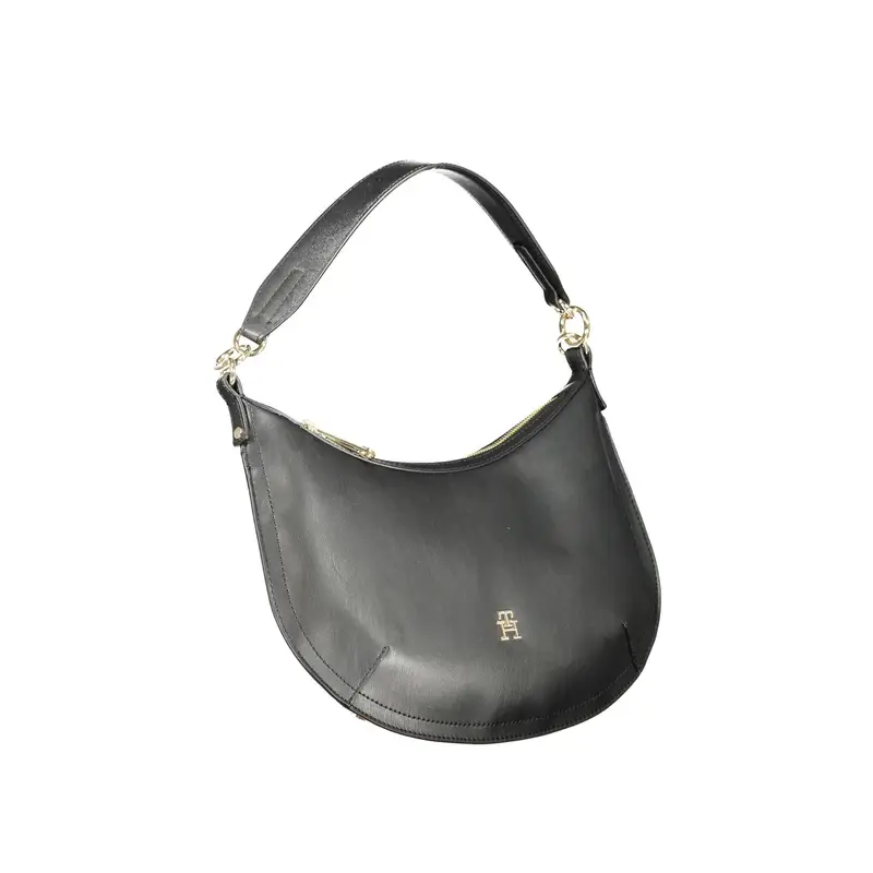 Borsa Donna Nera con Tracolla Regolabile e Manico Removibile Nero miniatura 3