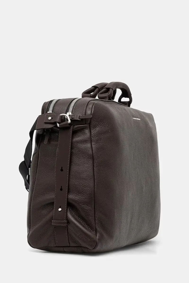 borsa in pelle colore marrone AM0AM13652 miniatura 2