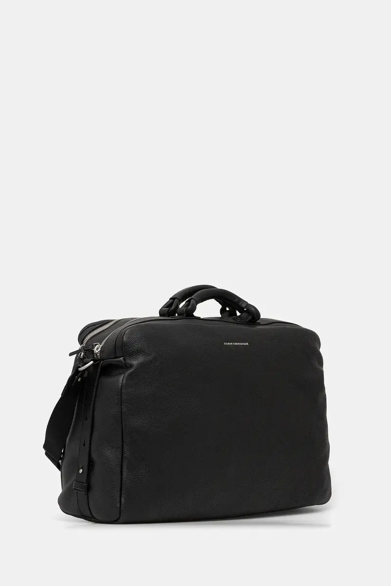 borsa in pelle colore nero AM0AM13652 miniatura 2