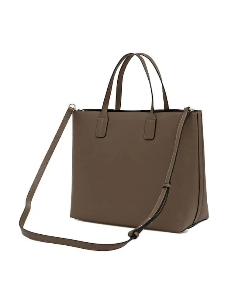 borsa marrone donna mini logo miniatura 2