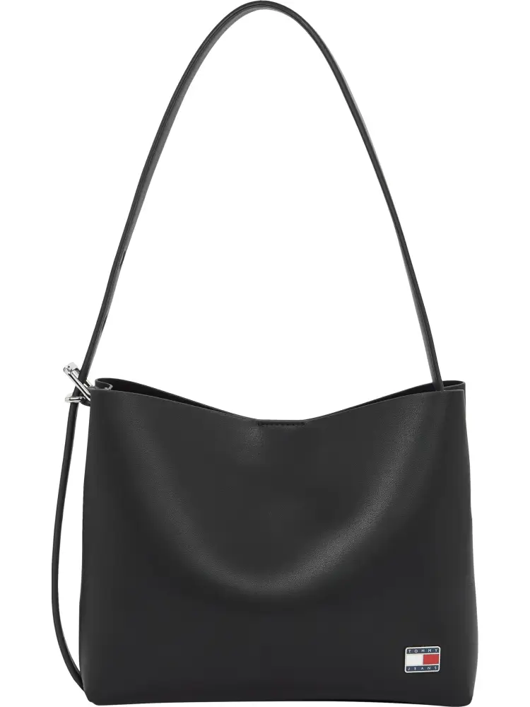 borsa nera con tracolla