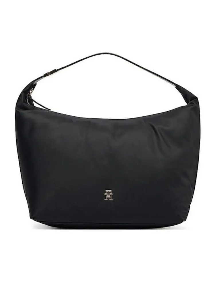 borsa nera donna mini logo