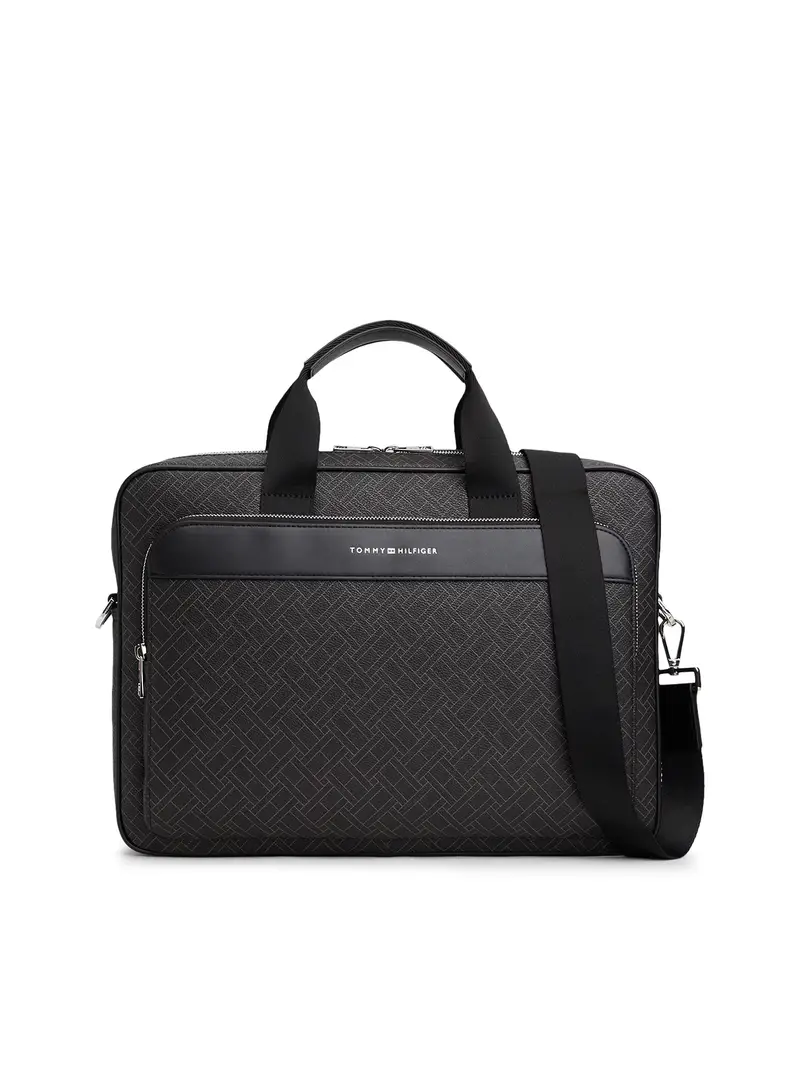 Borsa per laptop grigio chiaro / nero