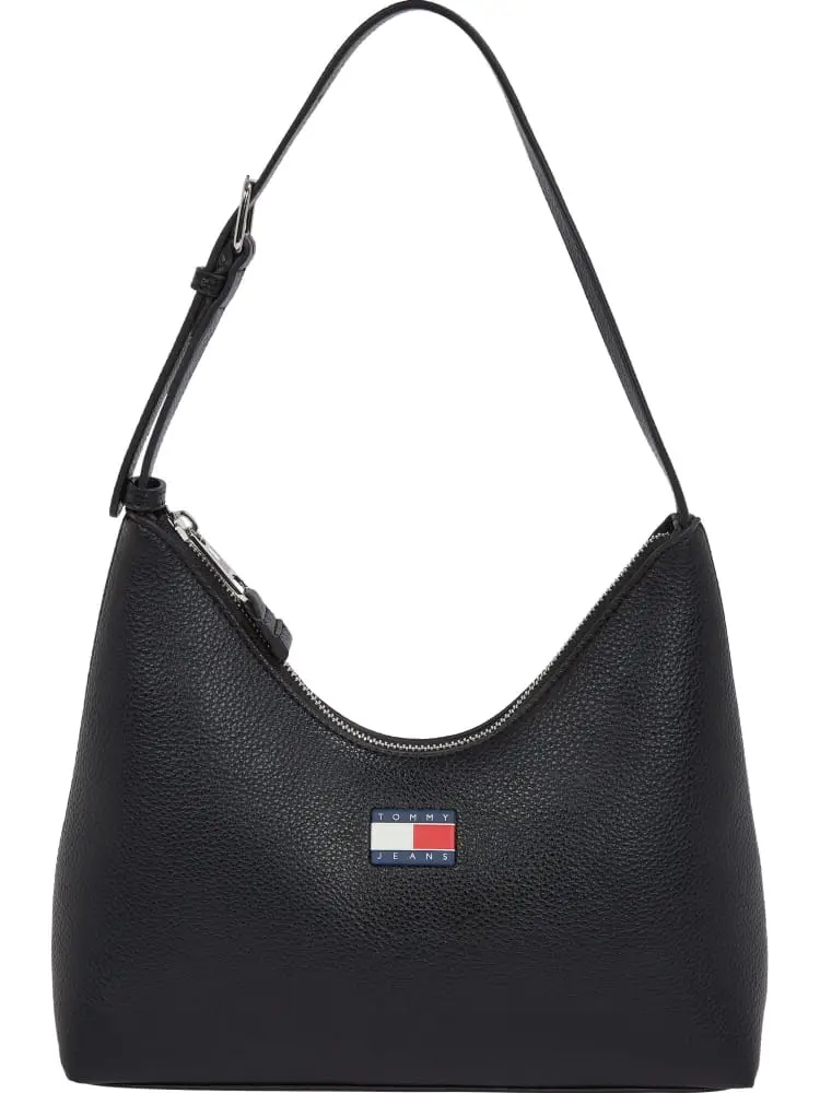 borsa shoulder in ecopelle nera