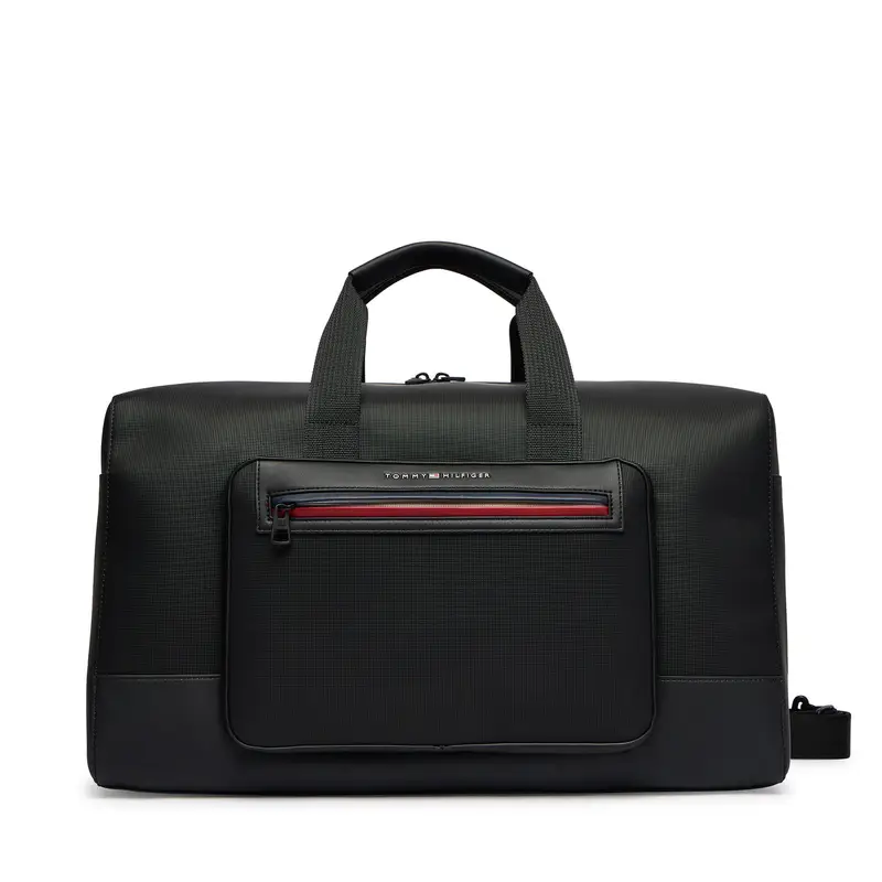 Borsa Tommy Hilfiger Th Foundation Duffle AM0AM14160 Nero