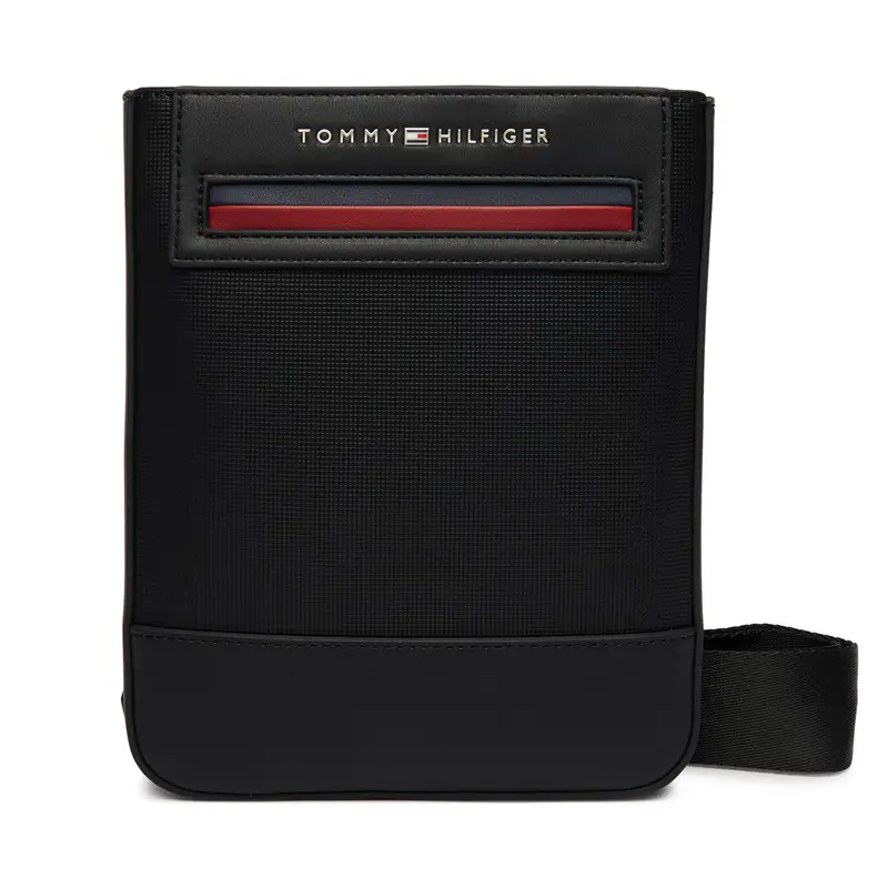 Borsellino Tommy Hilfiger Th Foundation Mini Crossover AM0AM14157 Nero