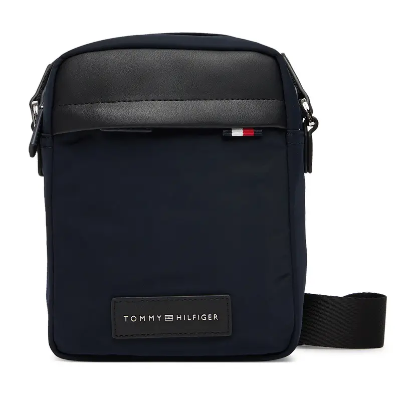 Borsellino Tommy Hilfiger Th Nylon Mini Reporter AM0AM13618 Blu scuro