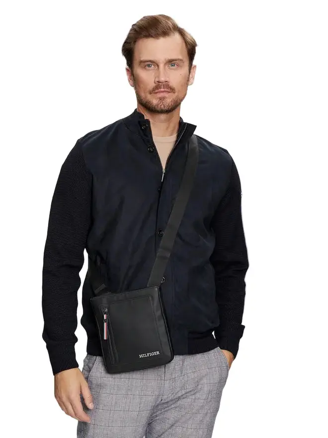 Tommy Hilfiger Borsello Uomo Nero 3804535 miniatura 2