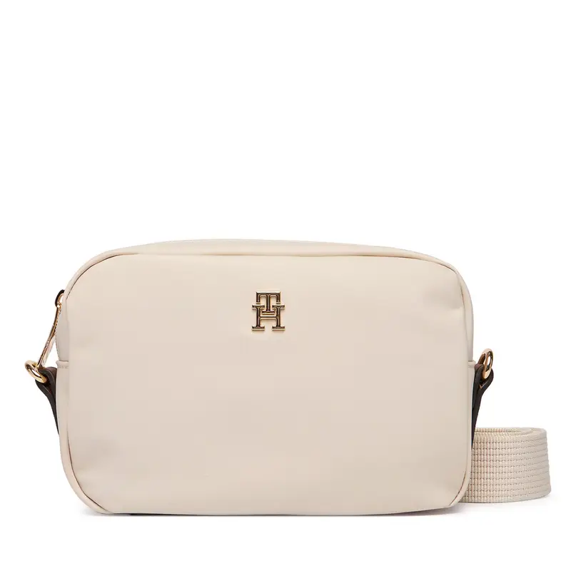 Borsetta Tommy Hilfiger Popette Camera Bag AW0AW17704 Beige