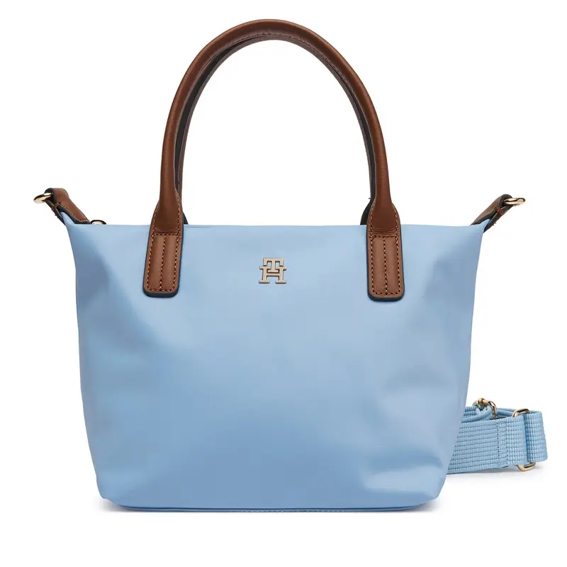 Borsetta Tommy Hilfiger Popette Mini Tote AW0AW17709 Celeste