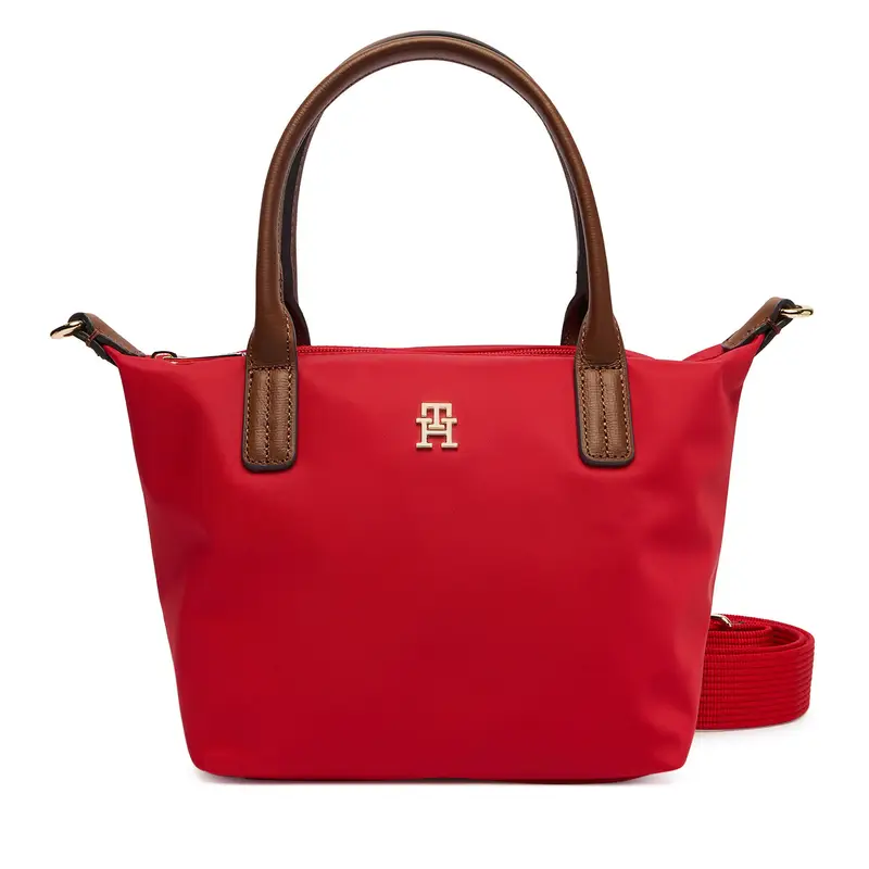 Borsetta Tommy Hilfiger Popette Mini Tote AW0AW17709 Rosso