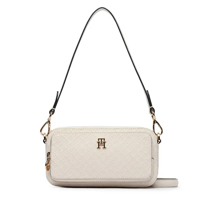 Borsetta Tommy Hilfiger Th Daily Camera Bag Mono AW0AW18414 Bianco