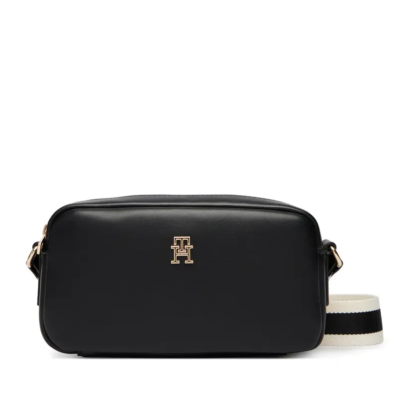 Borsetta Tommy Hilfiger Th Essential Camera Bag AW0AW18370 Nero