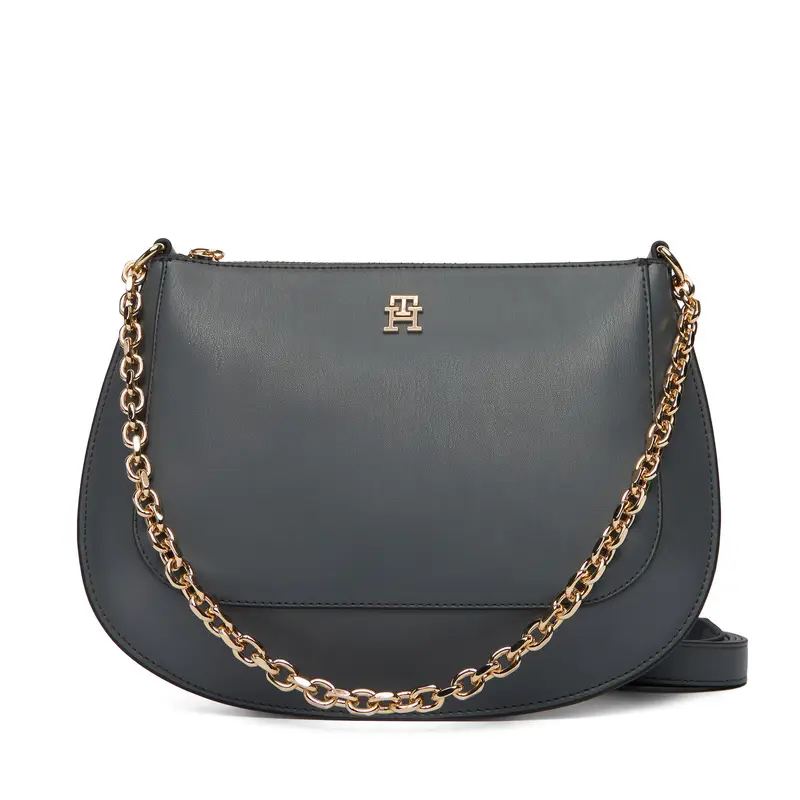 Borsetta Tommy Hilfiger Th Glam Conv Med Crossover AW0AW18143 Grigio