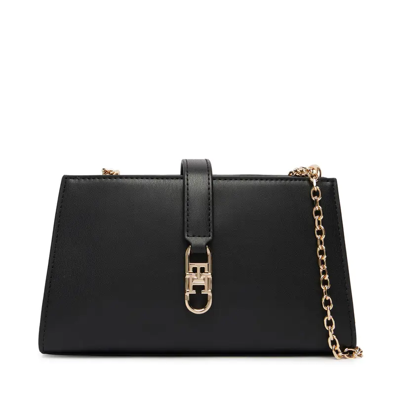 Borsetta Tommy Hilfiger Th Libre Chain Crossover AW0AW18614 Nero