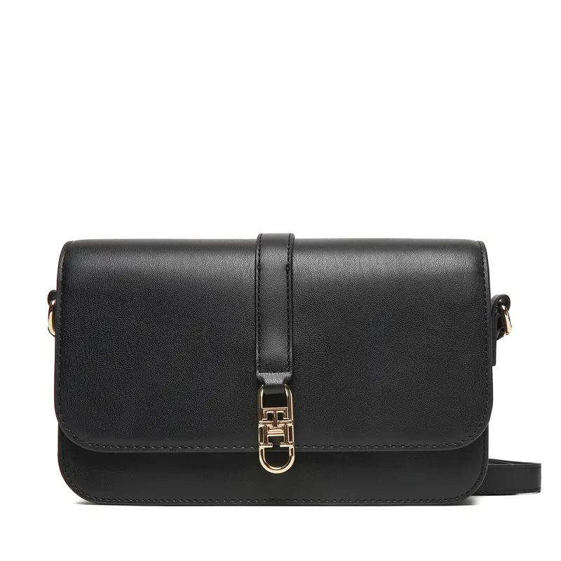 Borsetta Tommy Hilfiger Th Libre Flap Crossover AW0AW17723 Nero