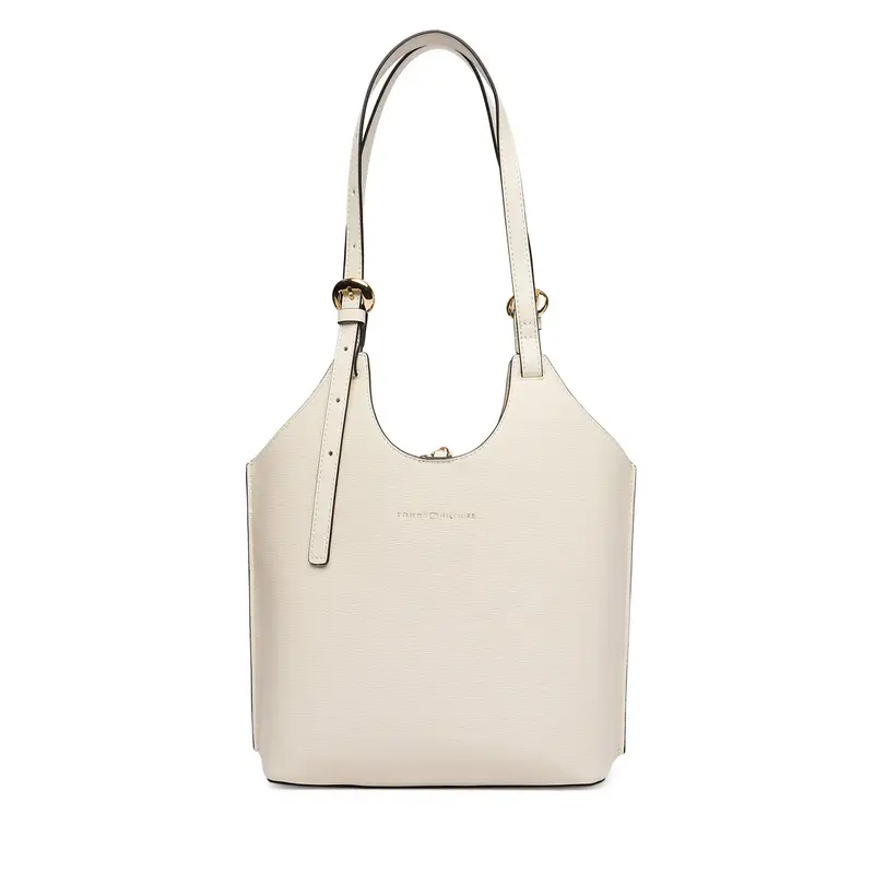 Borsetta Tommy Hilfiger Th Modern Mini Tote AW0AW18617 Beige