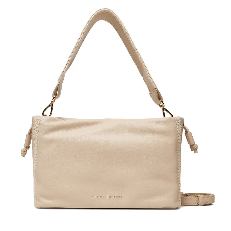 Borsetta Tommy Hilfiger Th Soft Summer Mini Bucket AW0AW17541 Beige