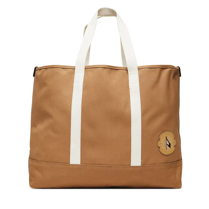 Borsetta Tommy Hilfiger Th Summer Tote AM0AM13557 Marrone