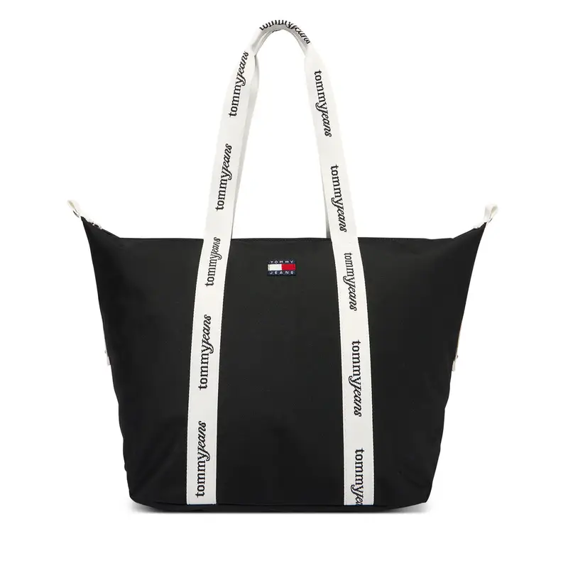 Borsetta Tommy Hilfiger Tjw Ess Daily Tote AW0AW18461 Nero