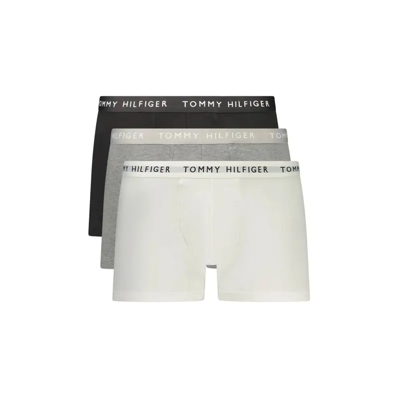 Boxer Uomo Grigio Stampa Logo