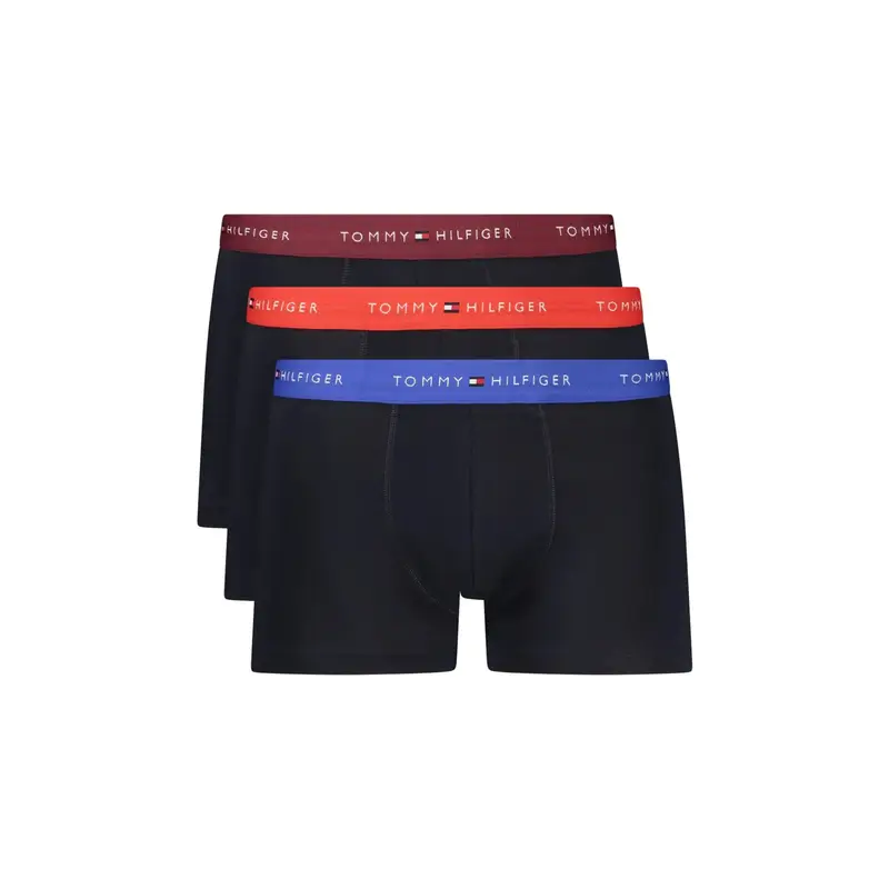 Boxer Uomo Nero Stampa Logo