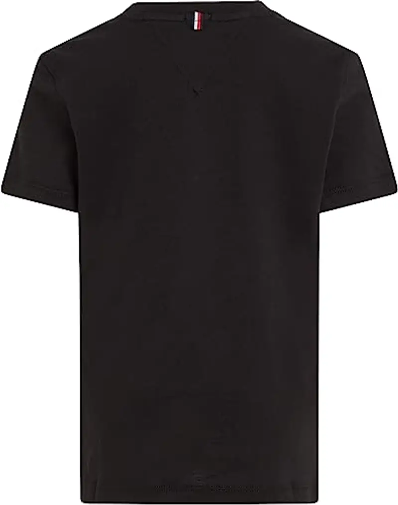 Tommy Hilfiger Boys Basic CN Knit S/S, Maglietta, Bambini e Ragazzi, Meteorite, 3 miniatura 2
