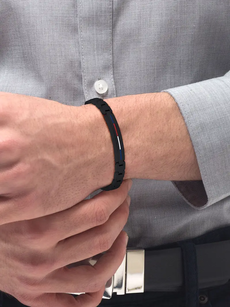 Braccialetto nero miniatura 2