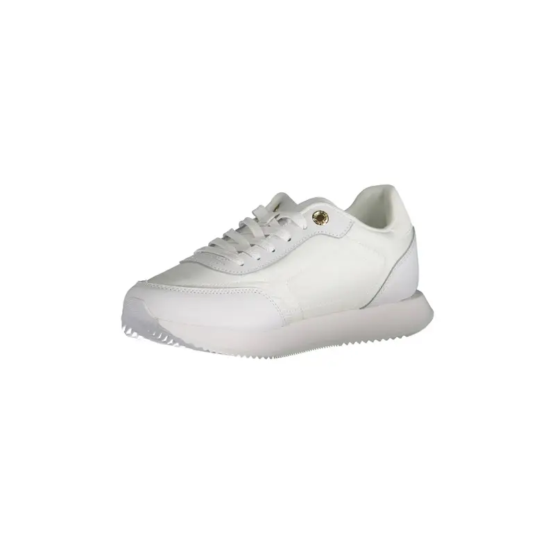 Calzatura Sportiva Donna Bianca con Dettagli a Contrasto Bianco miniatura 3