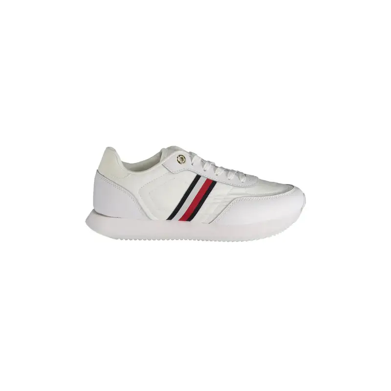 Calzatura Sportiva Donna Bianca con Dettagli a Contrasto Bianco