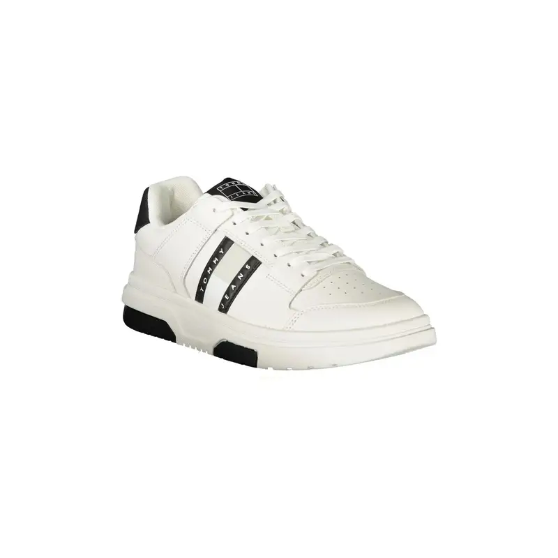 Calzatura Sportiva Uomo Bianca con Dettagli Neri Bianco miniatura 2