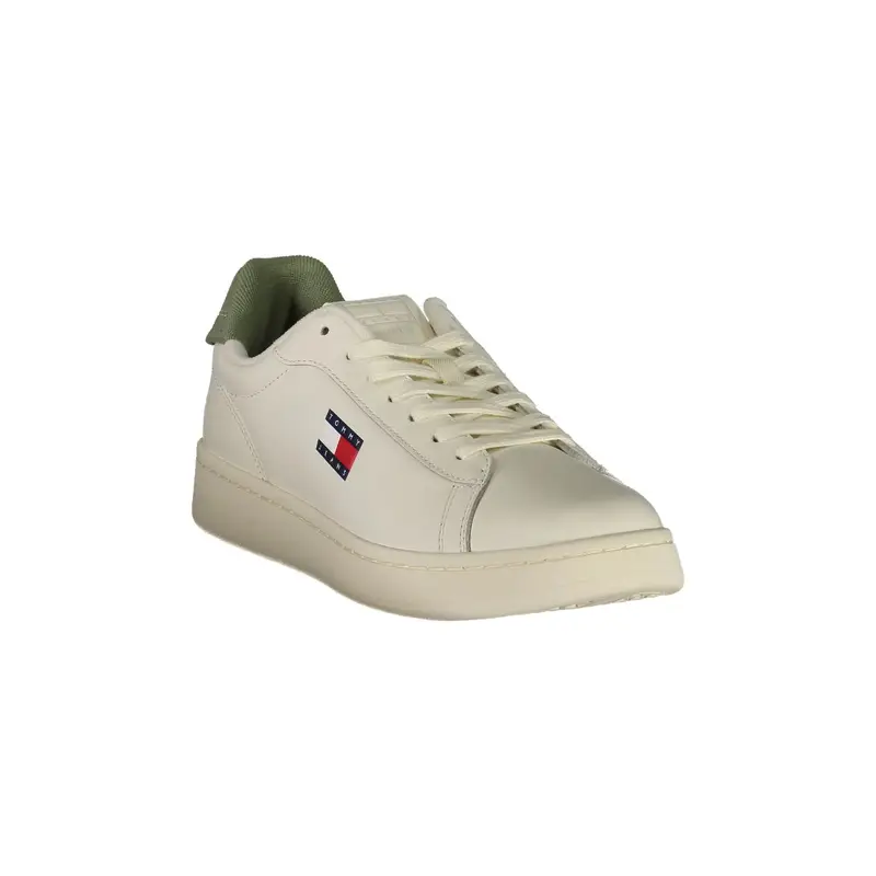 Calzatura Sportiva Uomo Bianca con Lacci Bianco miniatura 2