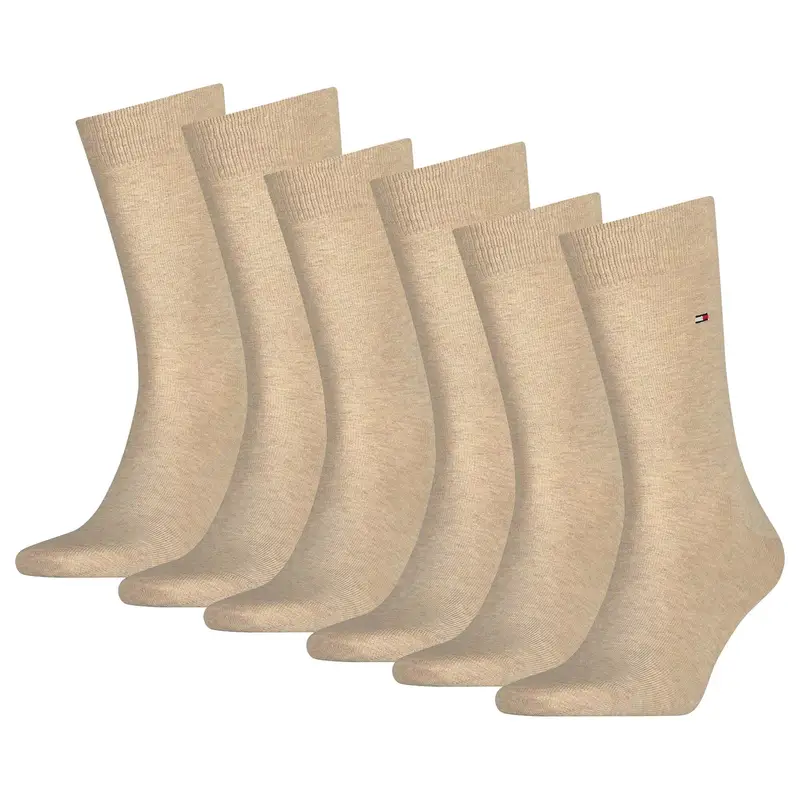 Calzino beige / navy / rosso sangue / bianco