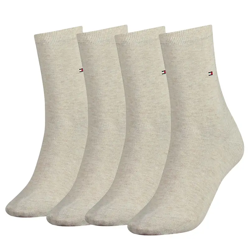 Calzino beige sfumato / navy / rosso / bianco