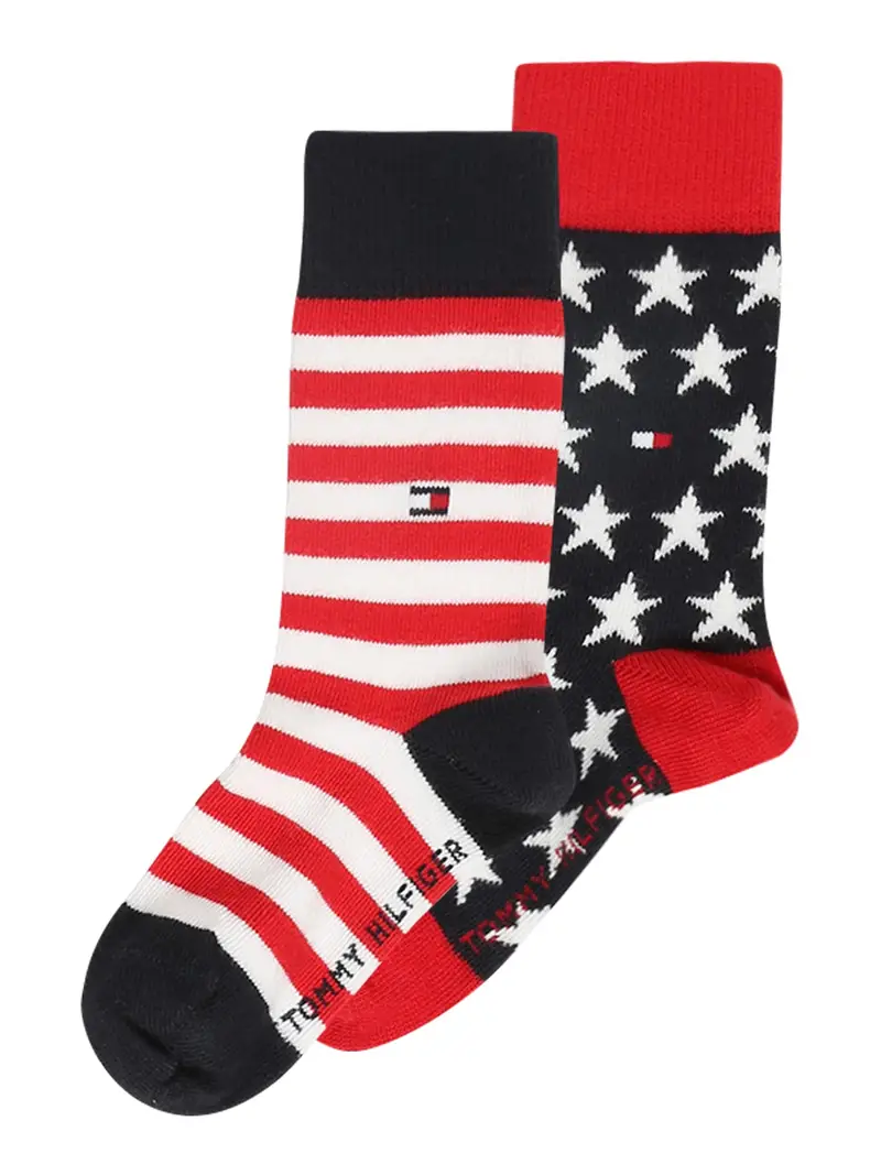 TOMMY HILFIGER Calzino  blu cobalto / rosso / bianco
