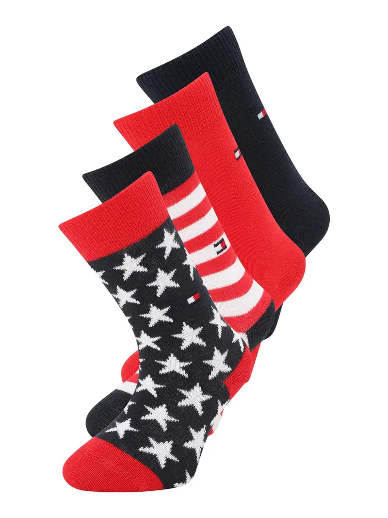 Calzino marino / rosso / bianco