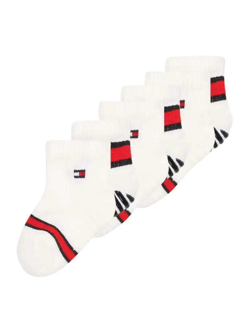 Calzino navy / rosso / bianco