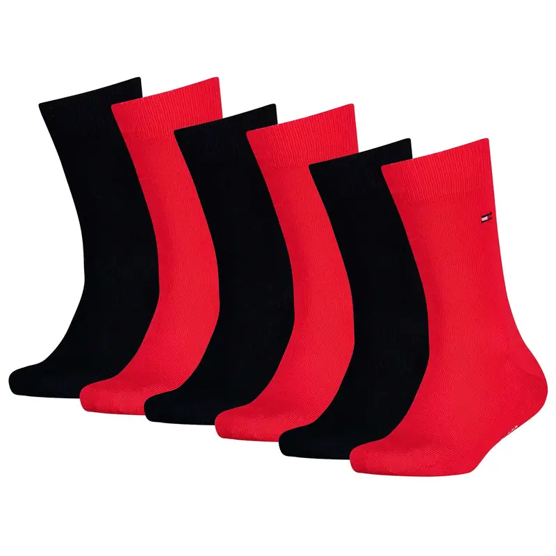 Calzino navy / rosso fuoco