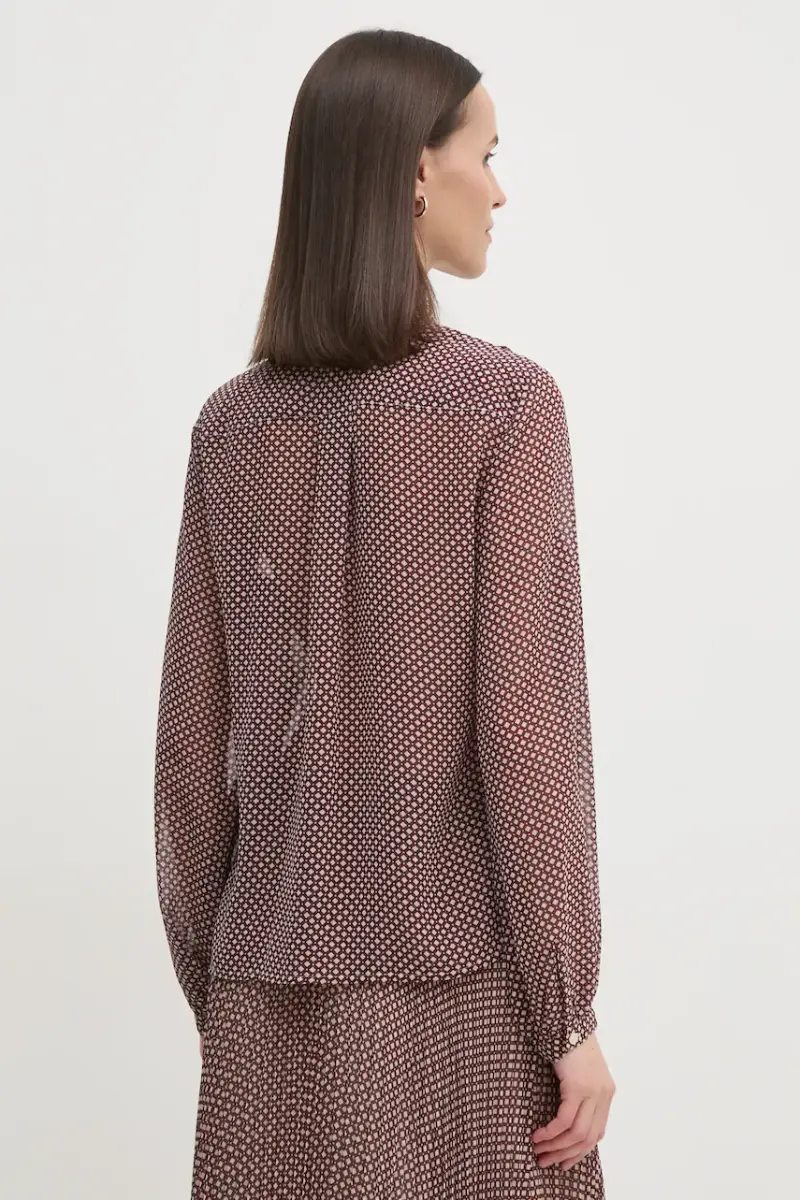 camicetta donna colore granata WW0WW44047 miniatura 3