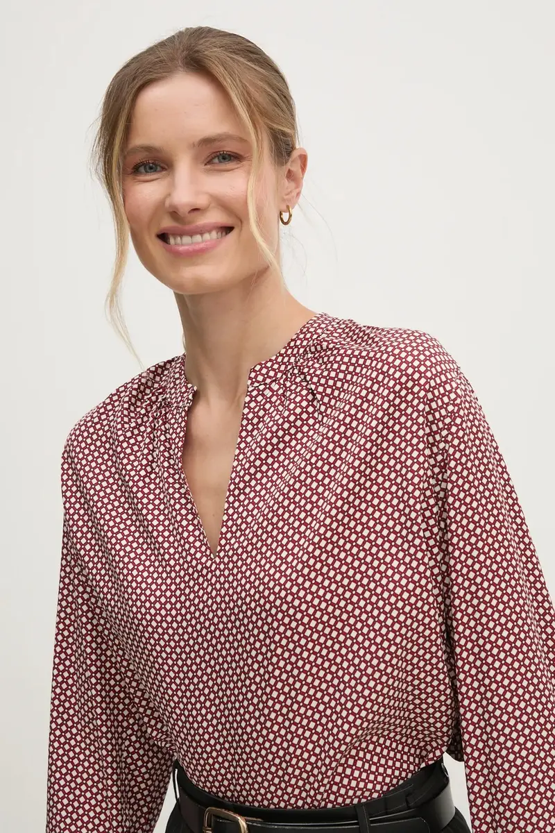 camicetta donna colore granata WW0WW44999 miniatura 4