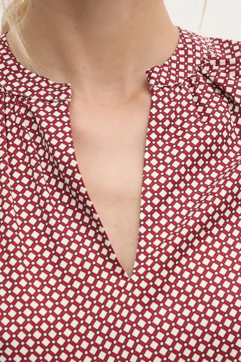 camicetta donna colore granata WW0WW44999 miniatura 5