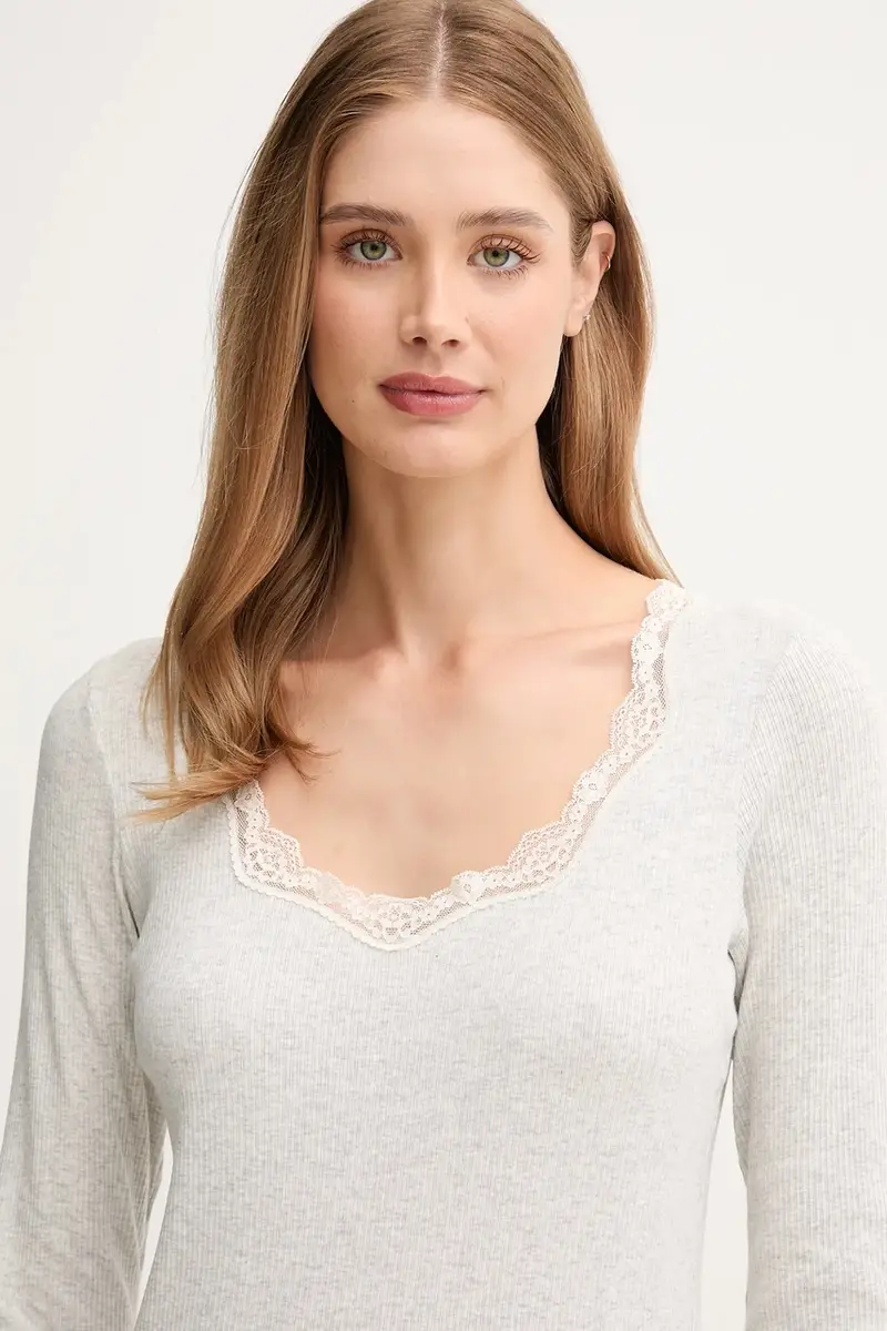 camicia a maniche lunghe colore grigio UW0UW06071 miniatura 3