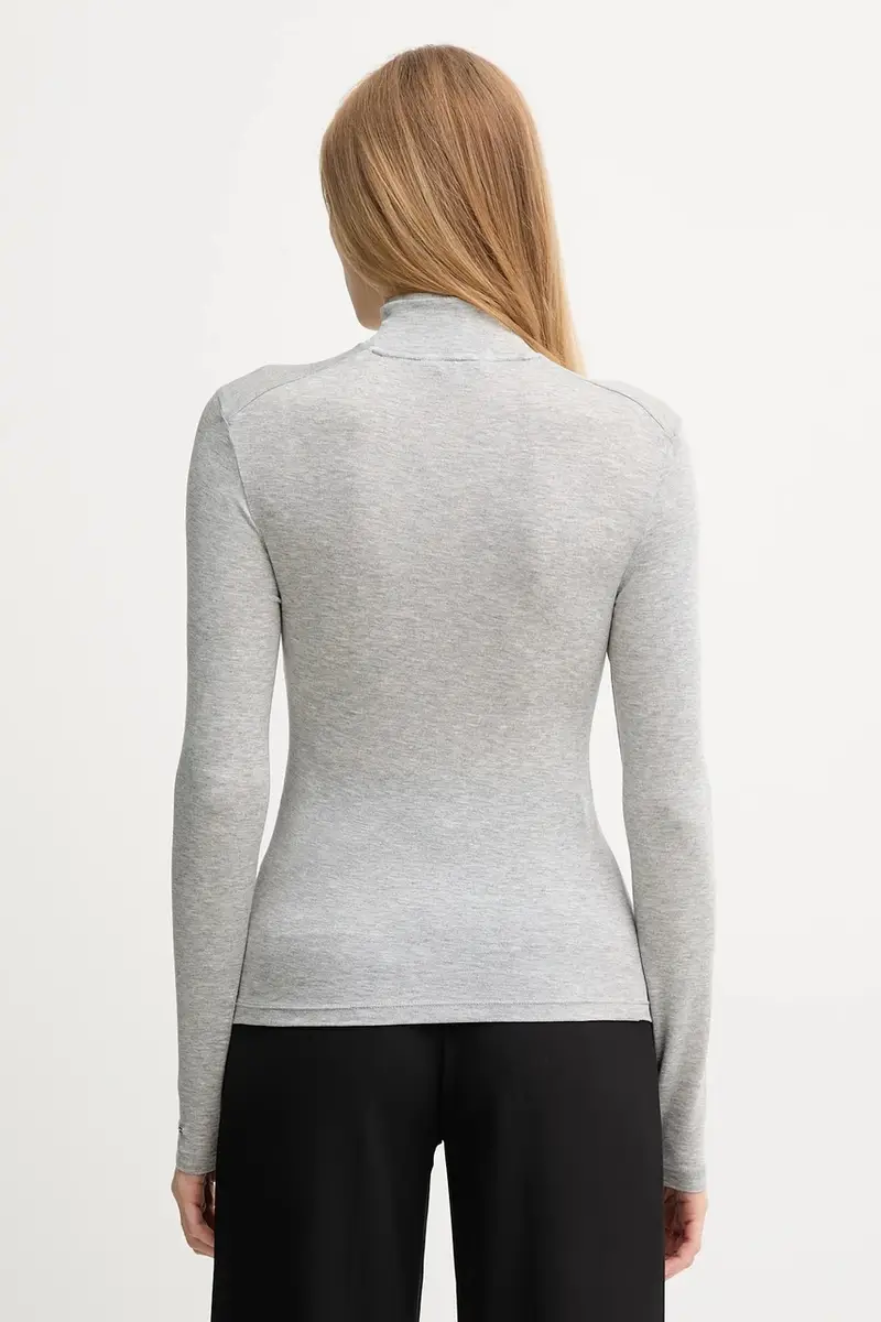 camicia a maniche lunghe colore grigio WW0WW48268 miniatura 3